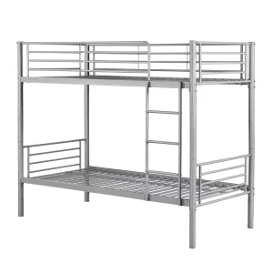 Adjustable Splitable Double Deck Bunk Bed Metal Steel Dormitory Carton Modern School Hospital Hotel Furniture Knock down