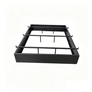 Adjustable Width Metal Hotel Bed Frame Full Queen King 6″ 7.5″ 9.5″ Height Steel Bed Base OEM for Hospitality Projects
