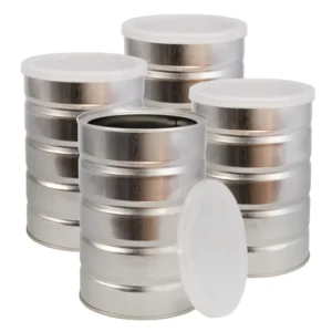 Airtight 200g Food Grade Tinplate Coffee Tin Can for Milk Sandwich Snacks