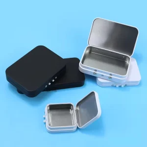 Airtight Child Resistant Tins Small Pre Tin Child Resistant Rolling Metal Tin Case With CR System Lock