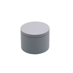 Airtight Round Small Metal Tin Box Container with Lid for Matcha Coffee Tea Packing