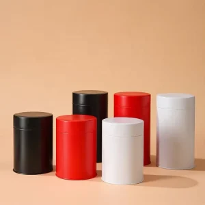 Airtight Tin Box for Tea Food Grade Metal Can for Black Green Oolong White Dark Yellow Tea Storage