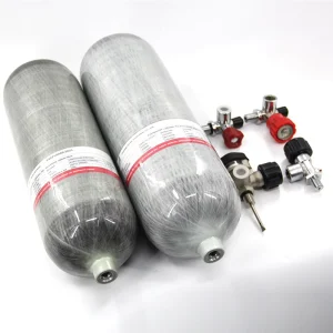 Alsafe CE Certified Customize Label 4500 Psi 300Bar 2L 3L 6.8L 9L Bottle Air High Pressure Gas Cylinder Carbon Fiber Tank
