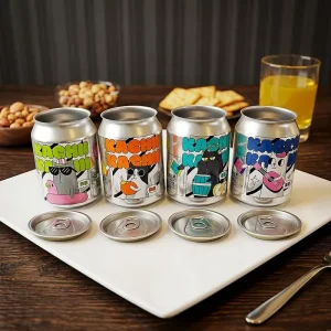 Aluminum Beverage Cans Packaging Round Metal Cans for Beer Juice Tea Soda for Food Use