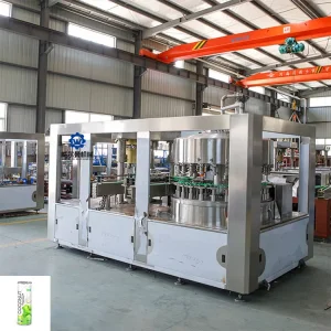 Aluminum Can Carbonated Soft Drink, Coffee, and Beverage Filling, Sealing, and Packaging Machine