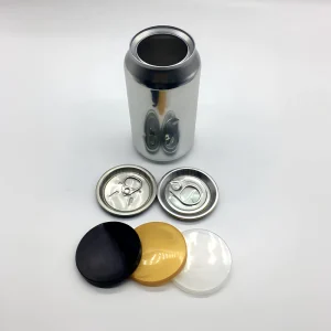 Aluminum Can with PE Lid Cap Aluminum Bottle Metal Cans Food Grade Custom Size Jar