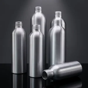 Aluminum Craft Beer Bottle Matte Finish Customizable Single Wall 250ml Screw Cap