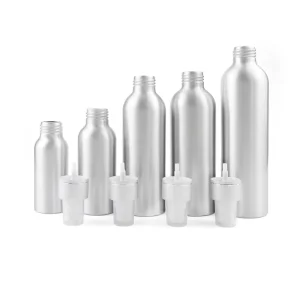 Aluminum Fine Mist Spray Bottle Empty Metal Cosmetic Packaging Atomizer Refillable Perfume Toner Aluminum Sprayer Bottle