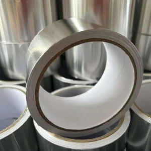 Aluminum Foil Adhesive Tape Pressure Sensitive Heat Resistant Single Sided