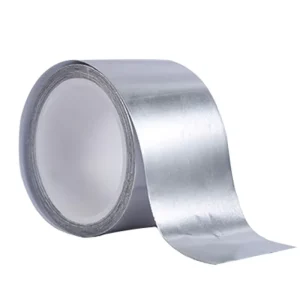Aluminum Foil Duct Tape Hot Melt Heat Reflection Oil-Proof Anti-Aging Sanitary Silver Tape