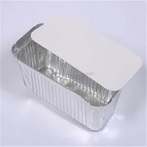 Aluminum Foil Food Container Paper Lid