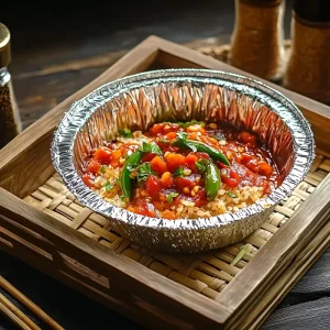 Aluminum Foil Food Tray Large Round Disposable Food Grade Container Box