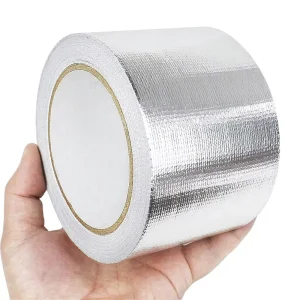 Aluminum Foil Heat Shield Tape High-Temperature Sealing and Patching 2 Inch x 40 Yards Thermal Insulation