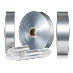 Aluminum Foil Mylar Tape, 0.012-0.1 mm Thickness, 1-7 cm Width, for Cable Shielding, HVAC Ducts, and Pipe Wrapping