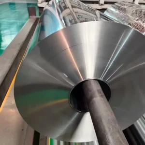 Aluminum Foil Raw Material for Heat-Sealed Lids Alloy 8011 Jumbo Rolls Embossed