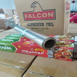 Aluminum Foil Roll for Food Wrapping Packaging Kitchen Use Heavy Duty 30cm 45cm 50m 100m Food Grade Cutter Box