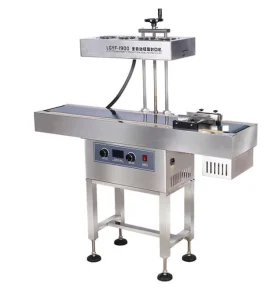 Aluminum Foil Sheet Induction Sealing Machine for 20-60mm Plastic Bottle Caps