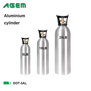 Aluminum ISO7866 DOT-3AL Approved Aluminum Cylinder Tank