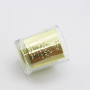 Aluminum Metal Logo Sticker Embossed 3D Metal Foil Label for Perfume Bottles Packaging Labels