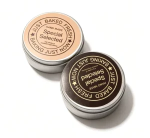 Aluminum Round Cans with Lid 2 Oz Metal Tins Food Candle Containers with Screw Tops for Crafts Food Storage DIY