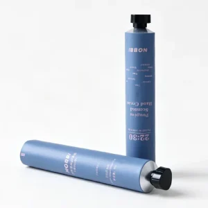 Aluminum Soft Tube Cosmetic Container for Lotion and Personal Care Packaging Compatible with Various Caps