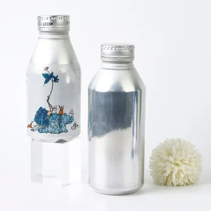 Aluminum Water Bottle with Screw Top for Cosmetic Beverage Use 30ml 50ml 60ml 80ml 100ml 120ml 150ml 250ml