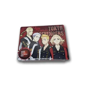 Anime Metal Tin Square Storage Box with Character Design, Customizable CMYK Logo Printing for Candle and Gift Craft