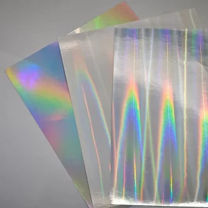Anti-Counterfeiting Holographic Paper Silver Foil for Liquor Boxes Metallized Board for Tobacco Security Packaging