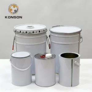 Anti Rust Chemical Tin Can Metal Container Recycled Materials Customizable Size Metal Cans for Metal Paint Can