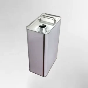 Approved 5L Rectangular Tinplate Can with Screw Cap for Petrol and Aerosol Samples China Manufacturer