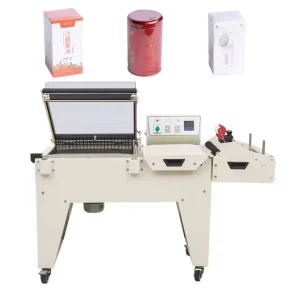 Automatic 2-in-1 Plastic Shrink Film Wrapping and Thermal Shrink Sealing Packaging Machine