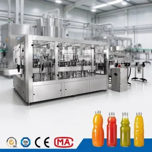 Automatic 3-in-1 Fruit Juice Hot Filling and PET Bottle Bottling Production Line