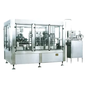 Automatic 3-in-1 Water Bottle Filling and Capping Machine for Beverage Packaging