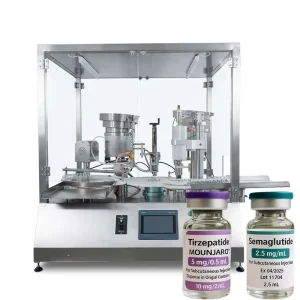 Automatic 3000 BPH Glass Bottle and Vial Filling and Capping Machine