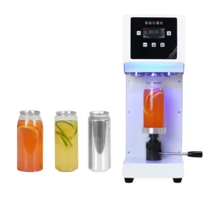 Automatic 55 mm Can Sealing and Capping Machine for Food, Beer, and Beverages