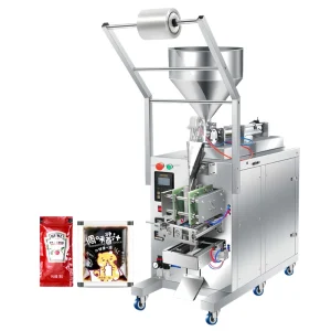 Automatic 5ml 30ml Liquid Honey Thick Paste Bag Stick Sachet Filling Packing Machine Shampoo Heavy Peanut Food Small Pouch