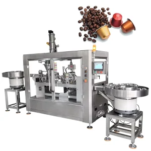 Automatic Aluminum Coffee Capsule Filling and Coffee Powder Packing Machine