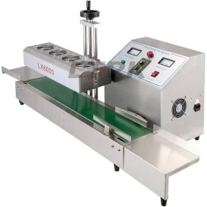 Automatic Aluminum Foil Induction Sealer for Plastic Bottles and Glass Jars, Height 80-300mm