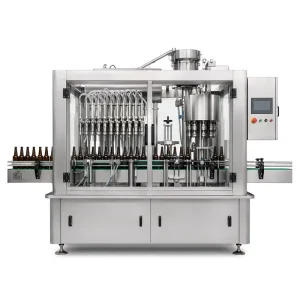 Automatic Beer Bottle Filling Machine PLC Intelligent Control Brewery Production Line Gear Pump Turnkey System