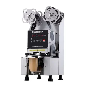 Automatic Beverage Cup Sealing Machine for Paper and Plastic Cups
