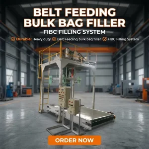 Automatic Bulk Bag Filler for Mineral Powder, 10-30 Bags per Hour, Gross-Weight Filling, No Hopper
