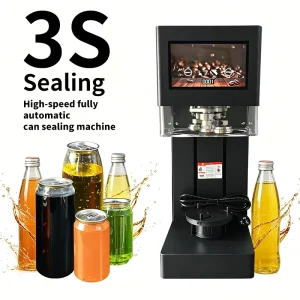 Automatic Can Sealing Machine Manufacturer for Juice Nut and Coffee Cans