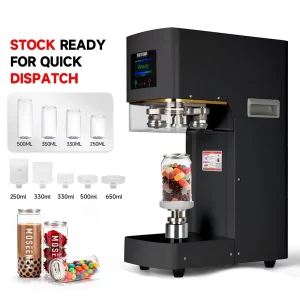 Automatic Can Sealing Machine for Bubble Tea Cups Barrels and Tin Cans