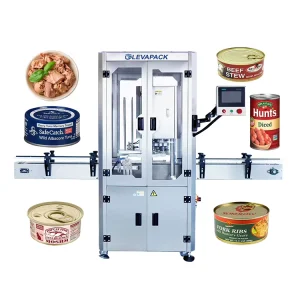 Automatic Canning Sealing Machine Aluminum Tin Can Sealer for Tuna Fish Production Line