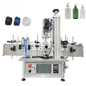 Automatic Capping Machine with Cap Feeder Cosmetic Bottle Cap Screwing and Closing Machine