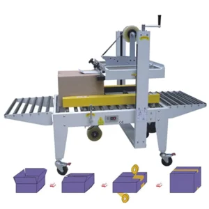 Automatic Cardboard Box Sealing Machine with Adhesive Tape for Carton Packing