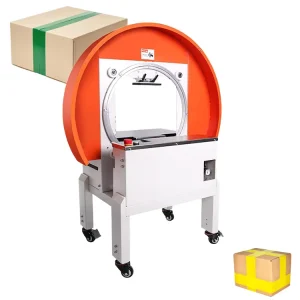 Automatic Carton Box Tapping Sealing Machine High Speed Tape Wrapping Packing Tape Dispenser Motorized Food Chemical Plastic