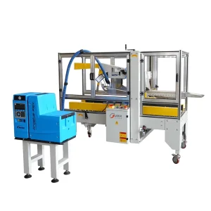 Automatic Carton Sealer Machine for Large Boxes, Cases, Beverage Bags and Packaging
