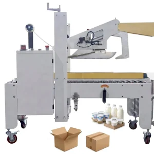 Automatic Carton Sealing Machine for Yogurt and Milk Packaging