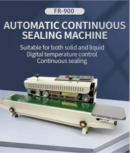 Automatic Continuous Band Sealer Electric Semi-Automatic Film Sealing Machine for Food Plastic Bags